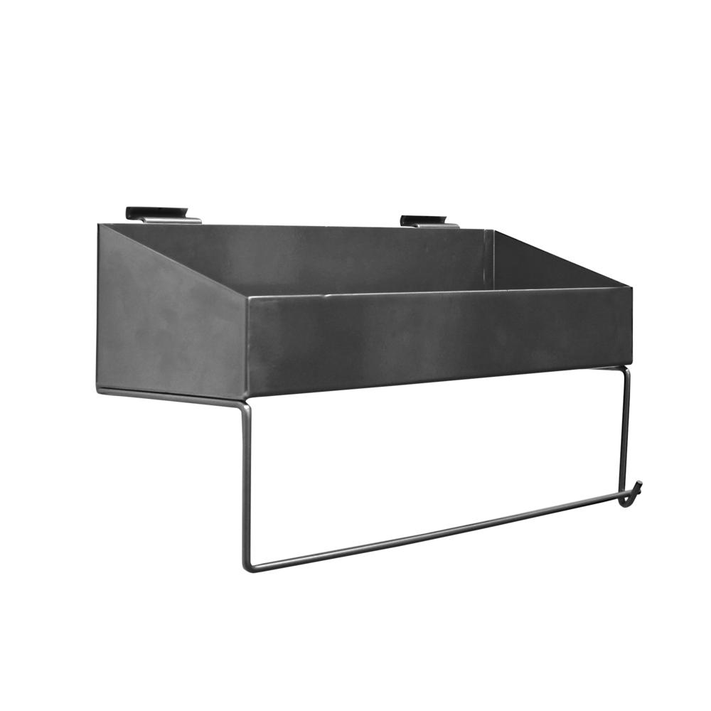 Shelf and Paper Towel Holder